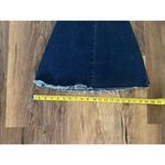 We The Free People Bell Bottom Flare Crvy Jeans Size 28 Dark Wash Raw Hem Photo 7