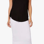 Michael Stars  CAP SLEEVE LYCRA SCOOP NECK JERSEY TOP OSFM EUC ONE SIZE Photo 0