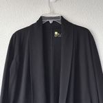 Xersion  Jacket Relaxed Black Cotton Blend Collar Pockets Women's Size Medium Photo 1