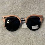 joe's jeans Joe’s Jeans Light Pink Gunmetal Cateye Sunglasses Photo 1