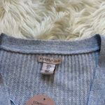 Sincerely Jules Women's Light Blue Crop Cardigan Sweater Photo 6