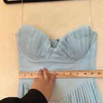 House Of CB ‎ 'Marcella' Ocean Blue Pleated Maxi Dress NWOT size XS Photo 5