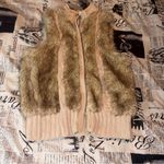 Forever 21 love21 Tan and Brown Faux Fur Vest Photo 12