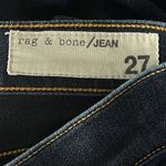 Rag and Bone SZ 27 Skinny Jean Bedford Low-Rise Pockets Zip-Fly Dark Wash Blue Photo 7