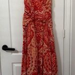 Farm Rio Jaipur Crossover Linen Blend maxi sun dress size L Photo 4