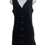 Vintage Studio Wear Corduroy Dress Black Size M Photo 0