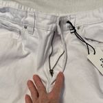 Refuge NWT  sz 13 jr boyfriend relaxed high rise distressed ripped white jeans Photo 6