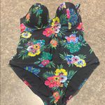 Old Navy  Multicolor Floral Women's One Piece Swimsuit Photo 0