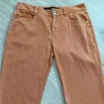NWT Theyskens’ Theory Silk Flare Leg Bootcut Pants *FLAW | Peach Smoke | 26 Orange Photo 3