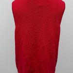 Southern Lady Hearts Valentines Day Love Sweater Vest Red Cupid Kitschy Size M Photo 2