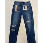 Wax Jean Wax Jeans Women's High Waist Distress Slim Straight Stretch Denim Jeans Waist Si Photo 1