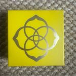 Kendra Scott  Eva Pendant Necklace and Drop Earrings Gift Set White Mosaic Photo 5