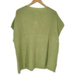 Heyson Open Knit Sweater in Light Sage size 1X Cap Sleeves Pocket NWT Green Photo 9