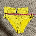 Proenza Schouler Splatter Print Barbell Swim Set Yellow- Size XS Photo 9
