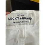 Lucky Brand  Hayden Crop Ankle White Jeans Size 6 Skinny Denim Pants Photo 5