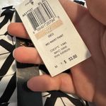 Alex Marie Geo Black & White Mid Waist Bikini Bottom Swim Size 12 Photo 5