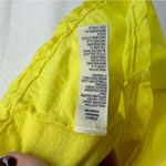 Heritage 1981  Short Sleeve Ruched Sleeve Basic T Shirt Womens Small Yellow Photo 3