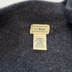 Vintage LL Bean Blue Full Zip Embroidery Wool Cardigan Sweater Size XL Photo 7
