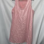 Anne Klein Soft PEACHY Pink LINEN BLEND DRESS LINED BACK ZIPPER SIZE LARGE Photo 5