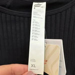 Fabletics  | Sync Long Sleeve Black Perforated Stretchy Athletic Top Size XL NWT Photo 5