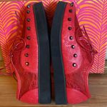 Iron fist NEW! Lovelace Your Face RED Lace Studded Platform Creepers Size 36/5 Photo 3