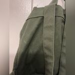 Baggu Rare HTF Vintage Olive Green Cotton  Lightweight Backpack Bag Photo 7
