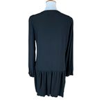 Tigerlily  Black Long Sleeve Boho Wrap Mini Dress Australia Festival Chic Flowy 8 Photo 4