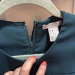 H&M Darted Teal Swing Dress with Fun Skirt - Women's Size 10 Photo 2