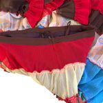 Boston Proper  Tiered Midi Skirt Size 10‎ Patchwork Festival Hippie BOHO Flowy Photo 6