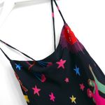 RHODE Jemima Slip Dress Neon Zodiac Black Maxi Size 4 Photo 9