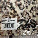 One Teaspoon Jumpsuit Romper Brooklyn Plunge Neck Stone Leopard Animal Print XXS Photo 3