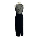 CDC Vintage Black Velvet Maxi Dress Size Small Y2K Whimsigoth Evening Gown Photo 0