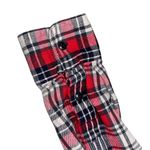 Madewell  Red Plaid Flannel Classic Ex-boyfriend Oversized Shirt size Medium Photo 5