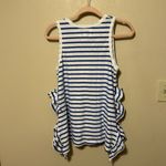 Current/Elliott Current Elliott Nautical‎ Slip stripe Cotton tank Size 1 Size Small Photo 5