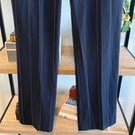 EXPRESS  Columnist Barely Boot Mid-Rise Stripe Woven Career Dress Pant Trouser, 8 Photo 2