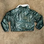 All In Motion  Women’s Hooded Jacket Green Full Zip Sherpa Lined Size L NWT Photo 5