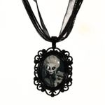 Handmade Gothic Alien & Puppy "Beyond the Stars" Necklace Photo 0