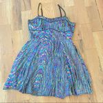 JACK  Womans Blue Fit & Flare Dress Size Medium Photo 2