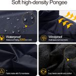 Women's Winter Warm Coats Puffer Jacket Long Drawstring Waterproof Snow Parka With Removable Faux Fur Trim Hood Photo 3