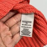 Free People XS Orange Damsel Cropped Bell Sleeve V-Neck Sweater Photo 8