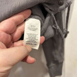 Armani Exchange A/X Armani Exchange Gray Button Up Moto Jacket Women’s Size Small Cotton Photo 8