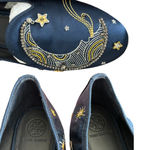 Tory Burch  MOON STARS EMBROIDERED CELESTIAL SLIP ON FLAT LOAFER‎ SZ. 10 NIB Photo 4