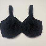 Wacoal  85567 Awareness Full Figure Underwire Bra Unlined Plus‎ Size 34DD Black Photo 4