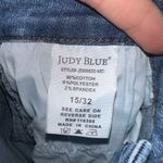 Judy Blue  distressed wide leg 15/32 boutique braided trouser jeans Photo 2