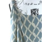 Moulinette Soeurs Anthropologie 100% Silk Blue Cream Roman Sleeves 10 Photo 7