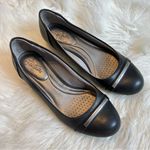 Life Stride  Soft System Black Low Wedge Dress Shoes woman’s Size 7.5M slip on Photo 0