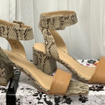 CL by Laundry Snakeskin blocked heels Photo 0