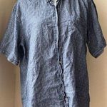 Weatherproof  vintage size large button down shirt polka dot pattern​​​ Photo 0