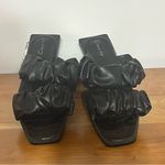 Circus by Sam Edelman Circus Sam Edelman Iggy Women's Sandal Black Size 7.5 M Slide Square Heel Ruffle Photo 3