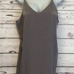 Lumiere gray shimmer “silky” slip dress Size M Photo 0